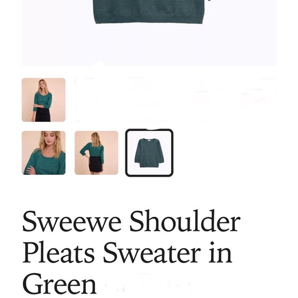 Sweewe shoulder pleats sweater - Picture 2 of 5